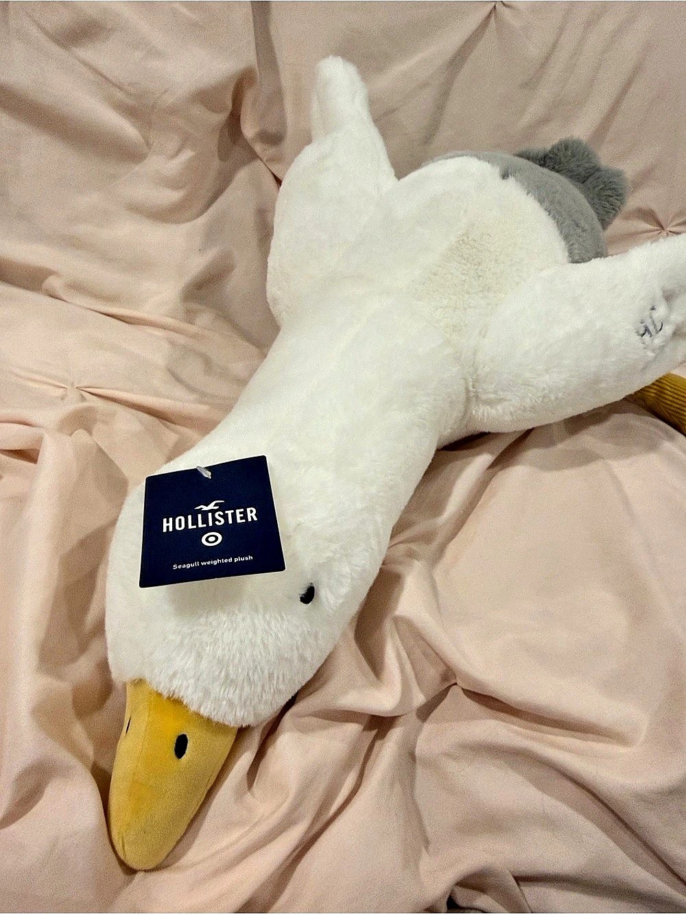 Hollister x Target plush White & Gray NWT